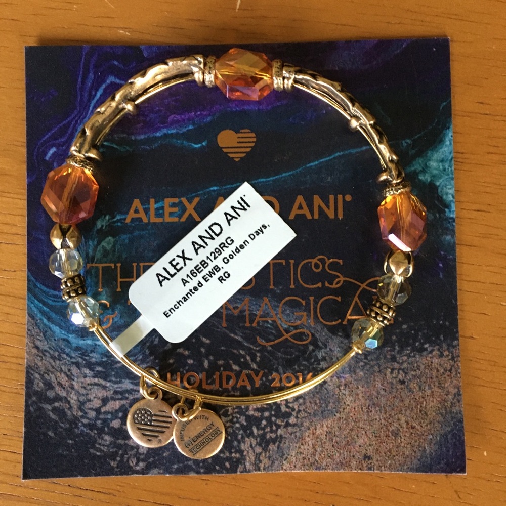 🧡 Alex and Ani Enchanted Golden Days Bracelet NWT